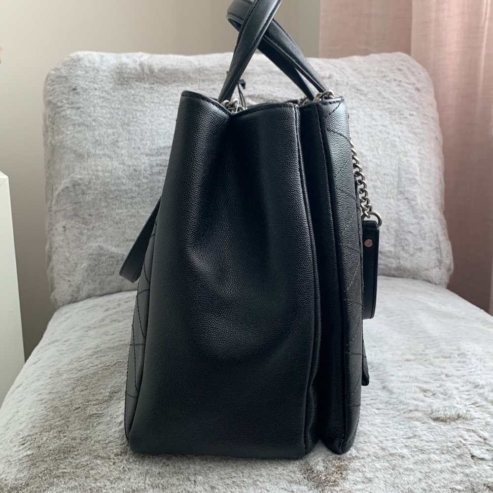 REBECCA MINKOFF | Je T’aime Work Bag Tote - Black Leather - Picture 8 of 17